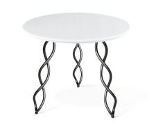 Стол Sheffilton SHT-TU17/80 МДФ артикул SHT-T59 черный муар/белый