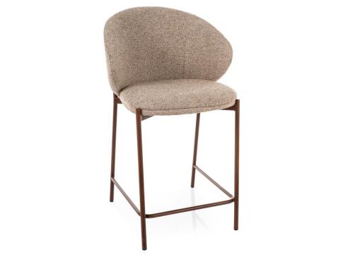 Стул барный SIGNAL KIOTO H-2 t.253 бежевый/орех