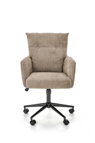 Кресло компьютерное HALMAR FLORES коричневый/черный