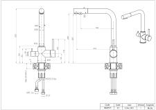 Смеситель для кухни GRANFEST 3611 песочный