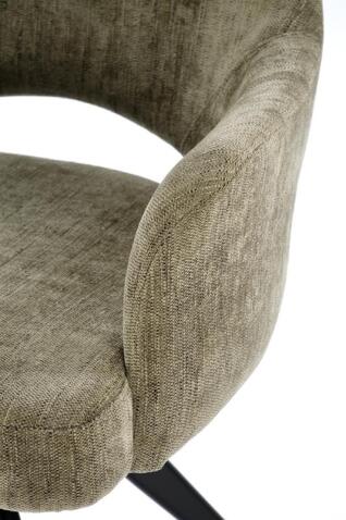 Стул HALMAR K542 оливковый/черный, поворотный