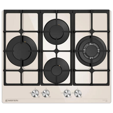 Варочная панель газовая MEFERI MGH604BG GLASS ULTRA