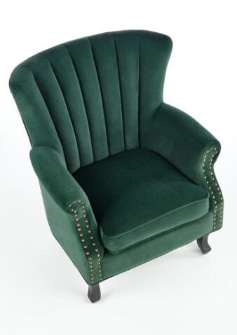 Кресло HALMAR TITAN темно-зеленый/черный