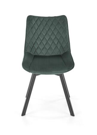 Стул HALMAR K520 темно-зеленый/черный, поворотный