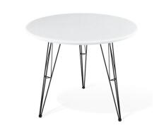 Стол Sheffilton SHT-TU10/80 МДФ артикул SHT-T64 черный/белый