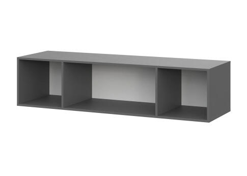 Шкаф NN Мебель ШК 5 (1600) Антресоль Графит серый