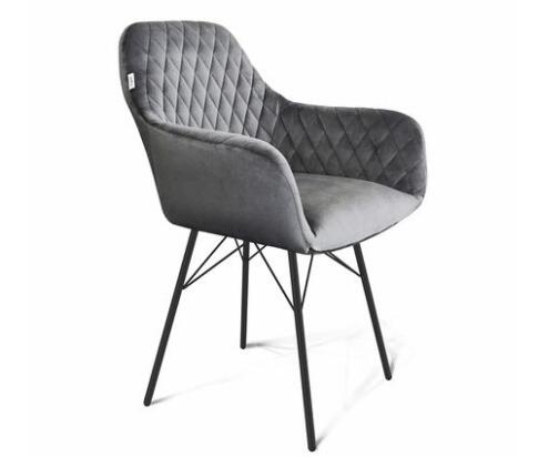 Стул Sheffilton SHT-ST38/S64 артикул СТ-342 угольно-серый/чёрный муар