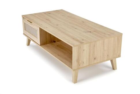 Стол журнальный HALMAR BORNEO LAW-1 дуб артизан/черный