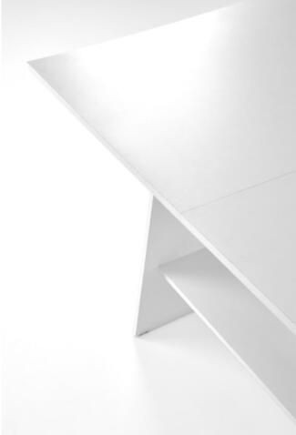 Стол-трансформер HALMAR ERIKA белый 120-160/70