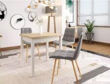 Стол обеденный SIGNAL FLIP дуб кремона/кашемир 80-160/80