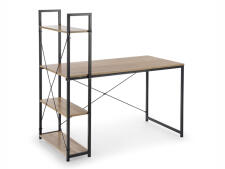 Стол компьютерный HALMAR NARVIK B1 дуб сонома/черный