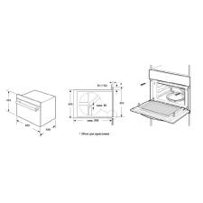 Духовой шкаф компактный WEISSGAUFF OE 449 PDW