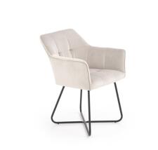 Стул HALMAR K377 бежевый/черный