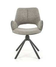 Стул HALMAR K494 серый/черный, поворотный