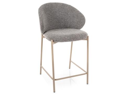 Стул барный SIGNAL KIOTO H-2 t.254 серый/кашемир