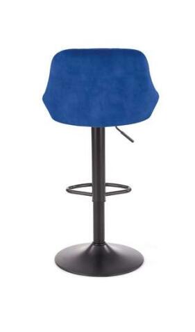 Стул барный HALMAR H101 темно-синий/черный