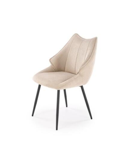 Стул HALMAR K543 бежевый/черный