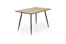 Стол обеденный HALMAR BERTO натуральный/черный 120/80