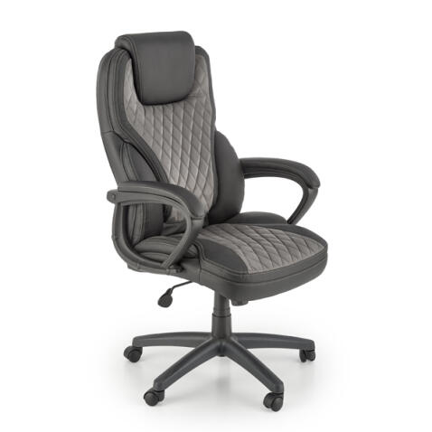 Кресло компьютерное HALMAR GANDALF черный/серый