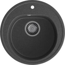 Кухонная мойка GRANFEST RONDO R-510 графит