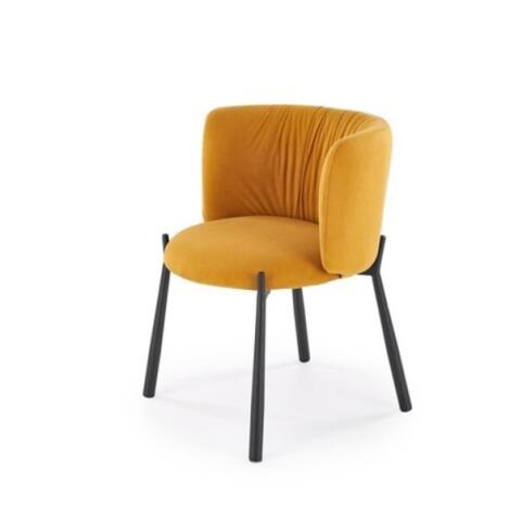 Стул HALMAR K531 горчичный/черный