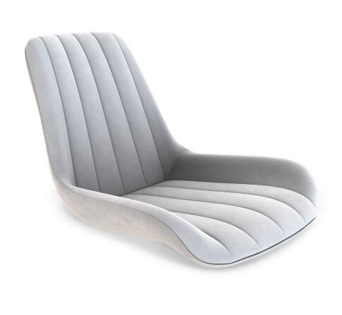 Стул полубарный Sheffilton SHT-ST37/S148-1 серое облако/черный муар