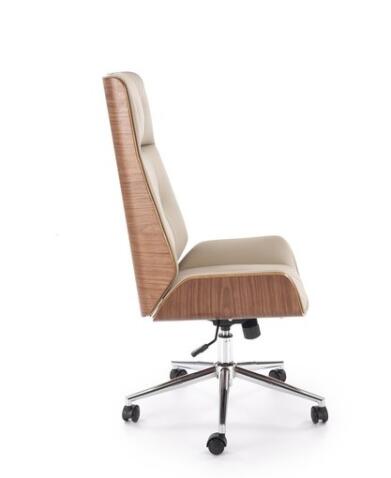 Кресло компьютерное HALMAR WEBSTER бежевый/орех