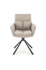 Стул HALMAR K495 бежевый/черный, поворотный