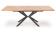 Стол обеденный HALMAR LEGARTO дуб натуральный/черный 160-200/90