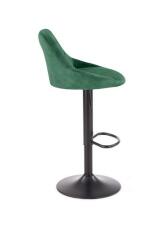 Стул барный HALMAR H101 темно-зеленый/черный