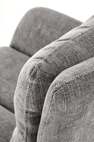 Стул HALMAR K495 серый/черный, поворотный