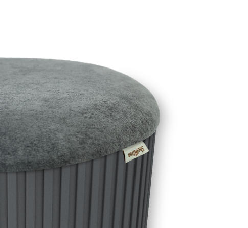Банкетка Sheffilton SHT-B24 графит/темно-серый