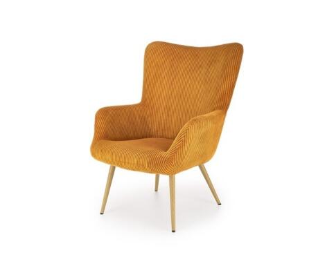 Кресло HALMAR AMARO горчичный