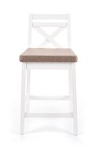 Стул барный HALMAR BORYS LOW белый/ INARI 23
