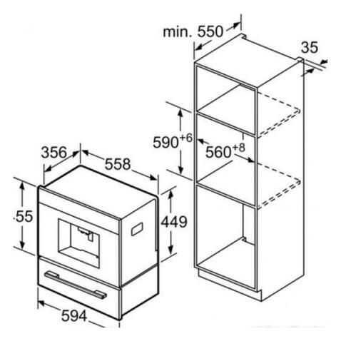 Кофемашина встраиваемая BOSCH CTL636EB6