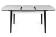 Стол обеденный SIGNAL APOLLO белый мат/черный 120-160/80