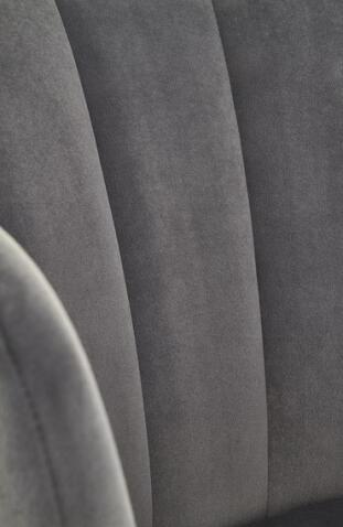 Стул HALMAR K386 серый/черный