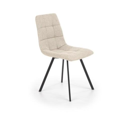 Стул HALMAR K402 бежевый/черный