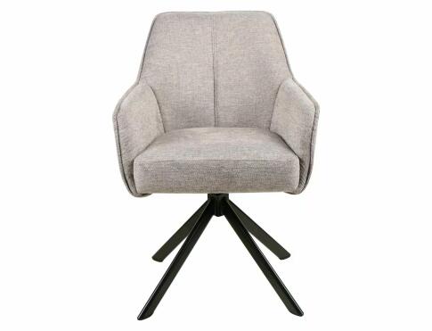 Стул SIGNAL NOTTI Brego 07 серый/черный, поворотный