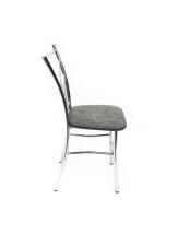 Стул ВВР Соната серый/хром, рогожка