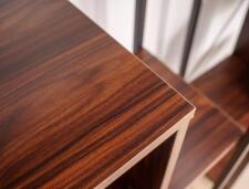 Стеллаж SIGNAL NET B орех/черный 132/75