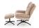 Комплект HALMAR PESTO (кресло+подставка для ног) бежевый