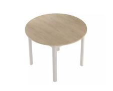 Стол обеденный SIGNAL DANTE дуб кремона/кашемир 102-144/102