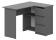 Стол угловой NN Мебель (МС Денвер К) Графит серый