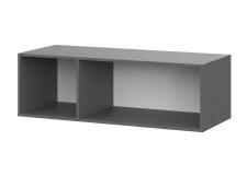 Шкаф NN Мебель ШК 5 (1200) Антресоль Графит серый