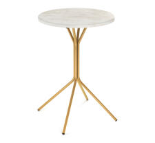 Стол журнальный Sheffilton SHT-CT12-1 артикул СЖ-114 золото/бетон хафит лм