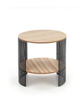 Стол журнальный HALMAR TRAFICA натуральный/черный, 41/41