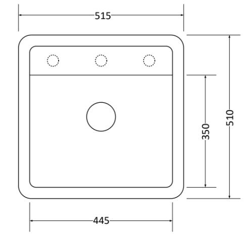 Мойка ZORG Como 51 белый камень