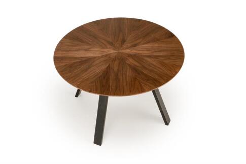 Стол обеденный HALMAR DANILO орех/черный 120