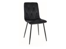 Стул SIGNAL TOM Velvet Bluvel 19 черный/черный Стул SIGNAL TOM Velvet Bluvel 19 черный/черный